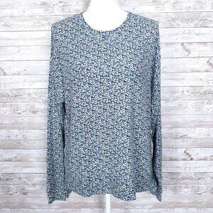 BP Womens Sleepwear Top M Lounge Pajama Floral 434A